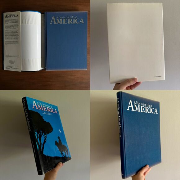 Vintage Americana Coffee Table Book - Hardcover - A Day in the Life of America - Picture 2 of 11